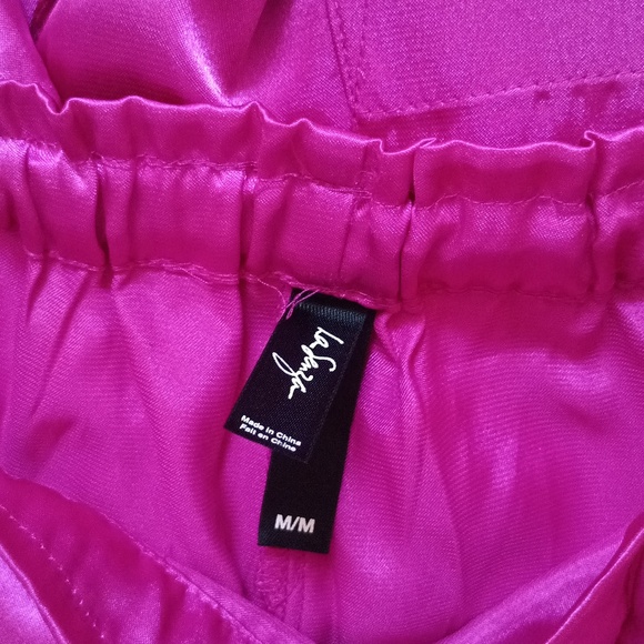 NWT La Senza Pajama Set, buttoned long sleeve shirt, long pants - Picture 8 of 10